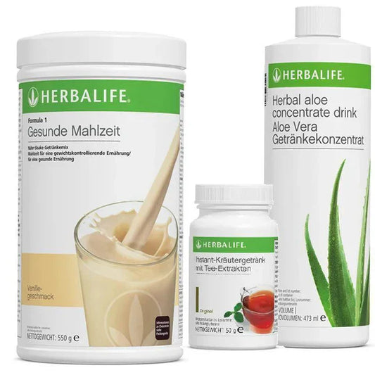 HERBALIFE Gesundes Frühstück - Shake+Tee+Aloe